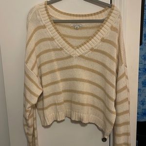 American Eagle thin striped women’s sweater size XL